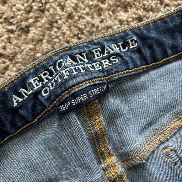 American Eagle Jeans Hi Rise Jegging 360 Super Stretch Womens Size 10 - Picture 7 of 8